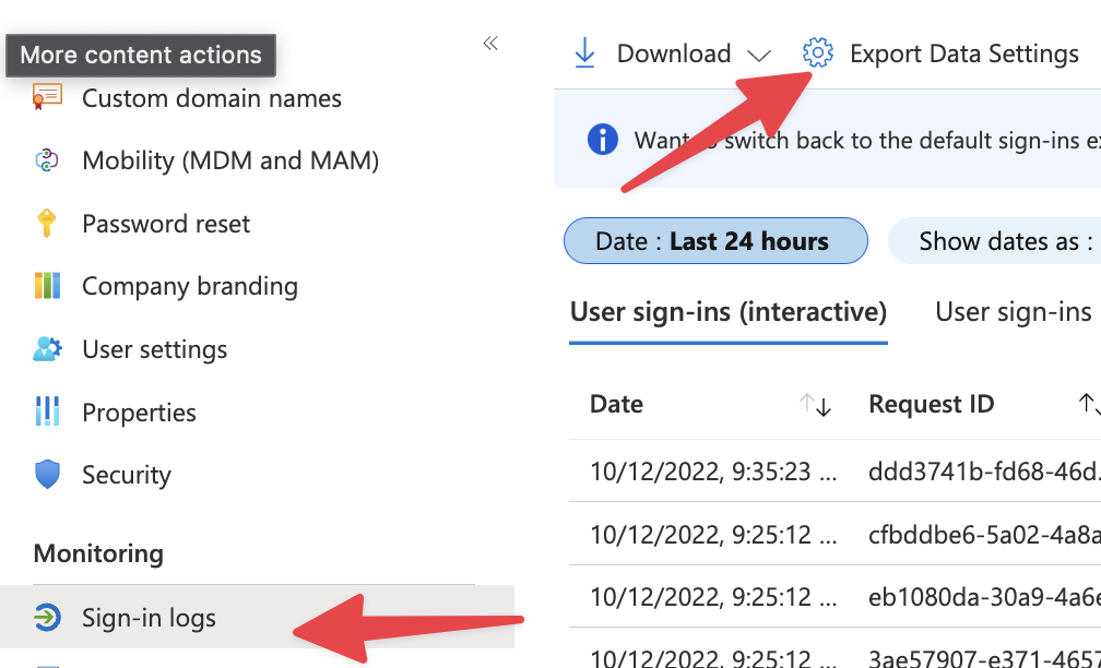 Sign in Log Export /2022/ca-reporting/signinlogs.png#center