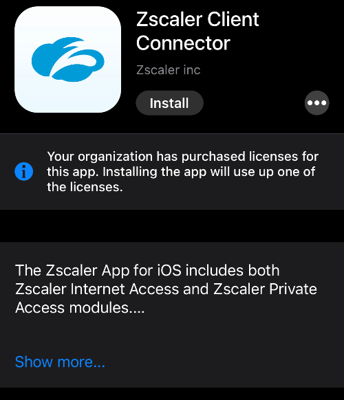 Install Zscaler Client Connector /2022/deploy-zscaler-to-ios/zscaler-app.png#center
